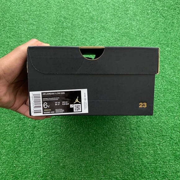 -Edm- 💠*NEW* Air Jordan 1 Low “University Blue” (GS) - Picture 11 of 11